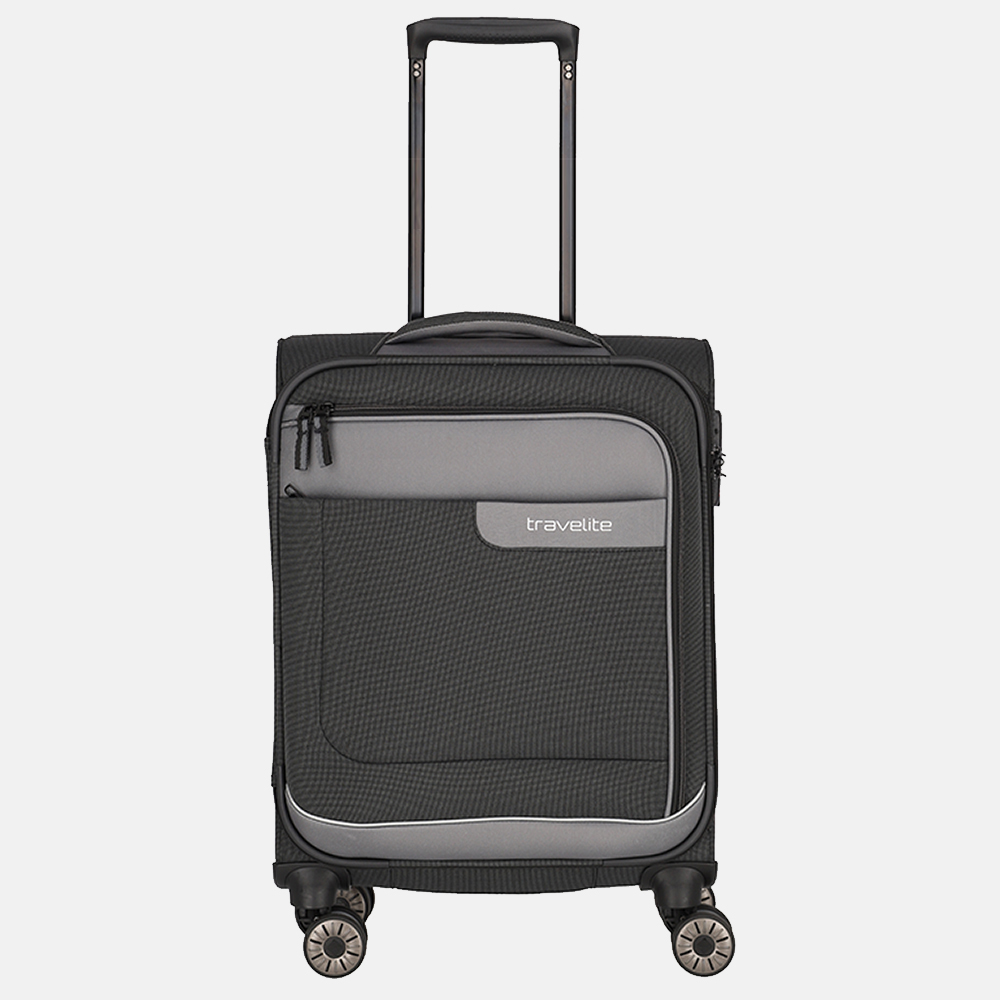 Travelite Viia Handbagage koffers grijs en zwart